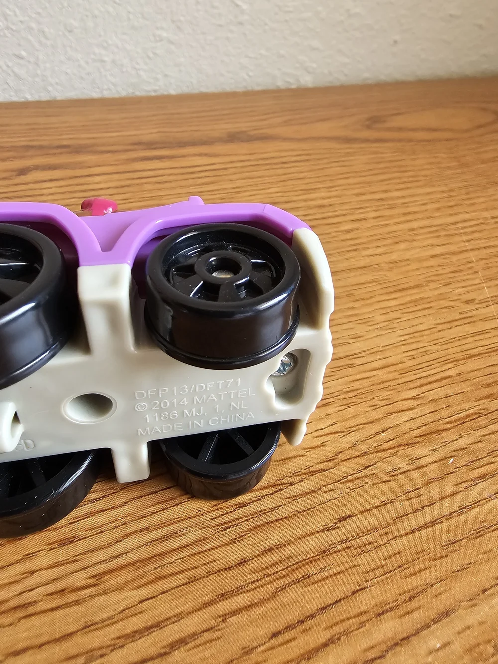 4/$10 Little People Wheelies Fisher Prixe Purple Car Girl 2014 Mattel